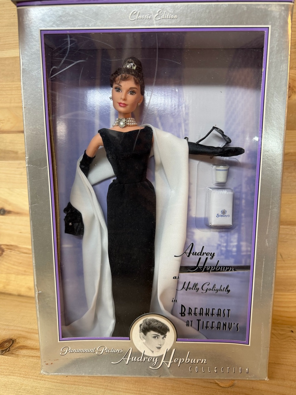 NIB Vintage Audrey Hepburn Barbie Breakfast at Tiffany’s 1998